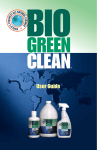 User Guide - Bio Green Clean