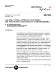 AN2154/D: Low-Cost, 3-Phase, AC Motor Control System with