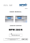 MPW-380/R - MPW MED. INSTRUMENTS Spółdzielnia Pracy