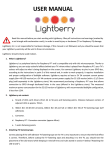 USER MANUAL - Lightberry