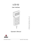 User manual LCD 52