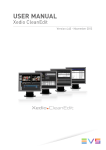 Xedio CleanEdit User Manual