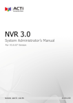 NVR3 System Administrator Manual v3.0.07