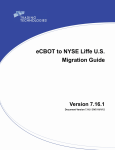 eCBOT to NYSE Liffe U.S. Migration Guide