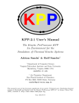 KPP-2.1 User`s Manual