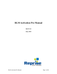 RLM Activation Pro Manual
