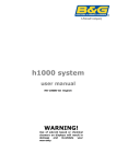 h1000 English User Manual