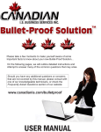 canadian is bullet-proof™ management console