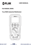 USER MANUAL FLIR MODEL DM92 True RMS - FLIR