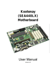 Kootenay (SEA440LX) Motherboard User Manual