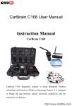 CarBrain C168 User Manual