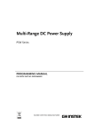 Multi-Range DC Power Supply