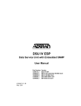 DSU IV ESP User Manual - ADTRAN Support Community