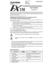 User`s Manual - inverter & Plc