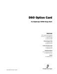 DSO Option Card