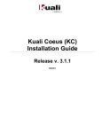 Kuali Coeus (KC) Installation Guide