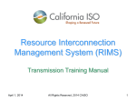 RIMS Transmission Module Training Manual