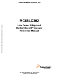 MC68LC302 Low Power Integrated Multiprotocol Processor