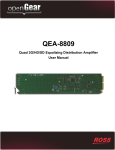 QEA-8809 User Manual