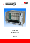 Series 3000 6U VME Crate - Manual - W-IE-NE