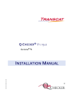 Installation Manual for Q-Checker V5 1.19.2 - English