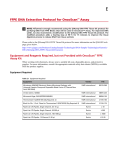 FFPE DNA extraction protocol