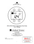FP111-FP211-FP311 Global Water Flow Probe User`s Manual