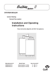 Britony System II Installation & Operating