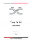 Cürex FX GUI User Manual