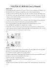 VOLTEK SC 6020 Kit User`s Manual