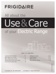 Use & Care manual