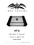 User Manual - Wet Sounds