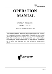 OPERATION MANUAL - Flexible Scientific