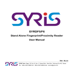 SYRD5_F6 Stand Alone Operation Manual English V0111