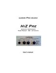 HiZ Pre User Manual