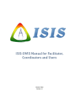 ISIS-SWIS Manual for Facilitator, Coordinators and