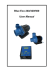 Blue Eco 240/320/500 User Manual