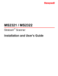 MS2321 / MS2322 Installation and User`s Guide
