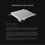 Notebook Cooler Manual.indd