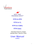 User Manual - Harkins Audit Software