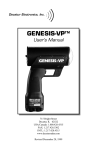 Decatur Genesis-VP Handheld Radar