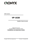 Cronyx DVB VP-1020 User Manual (English)