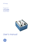 VIDAR User`s manual