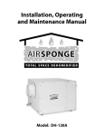 Installation, Operating and Maintenance Manual