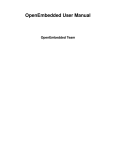 OpenEmbedded User Manual