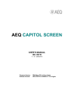 CAPITOL SCREEN Users Manual