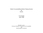 School Accountability Online Cleanup System for ELDA User Guide