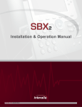 SBX2 User Manual