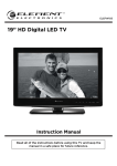 19” HD Digital LED TV Instruction Manual