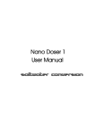 Nano Doser 1 User Manual